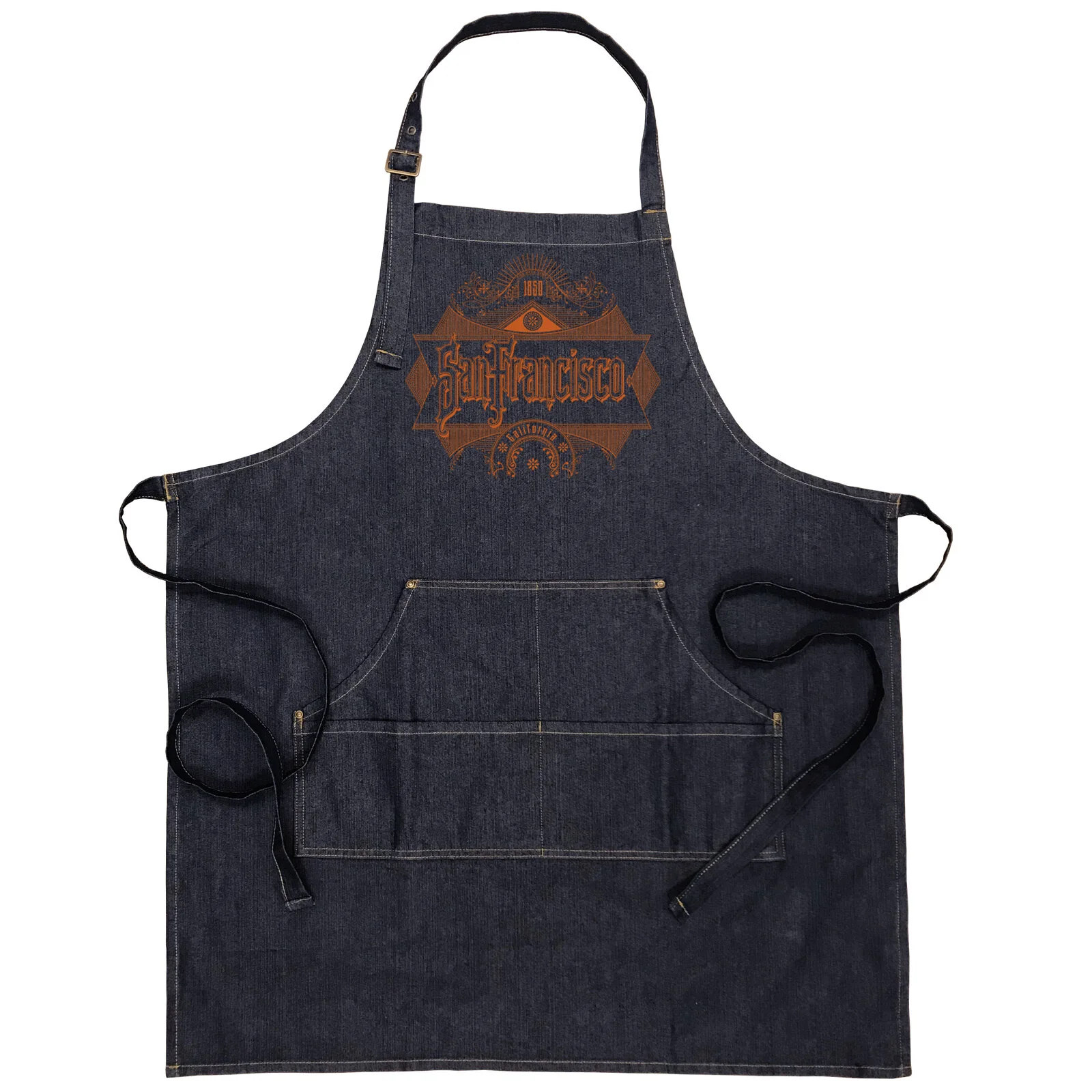 Vintage Graphic San Francisco Denim Apron — San Francisco Mercantile
